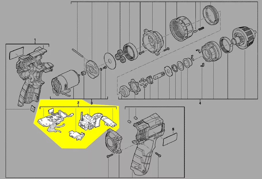 Interrupteur variateur réf. 4931435437 AEG